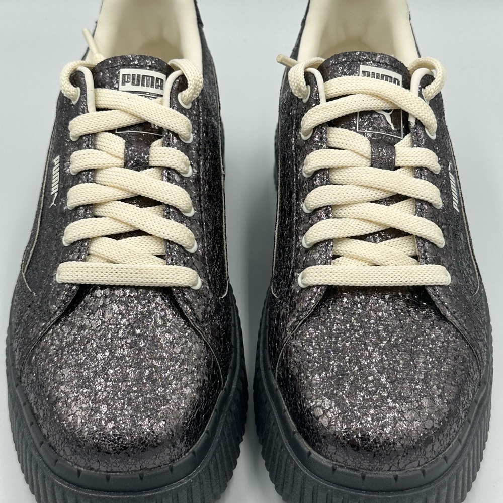Puma Dinara Shine Wns Glitter Black Sneakers Women's‎ Size 8.5 | 393755-02 | NIB